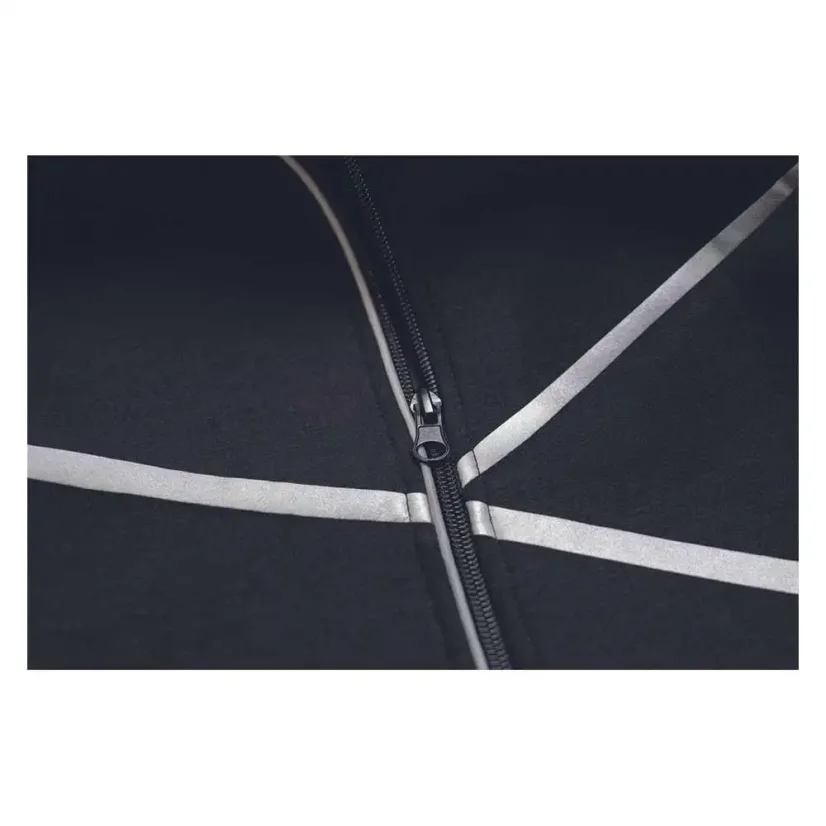 Cerva L-SURE CRAIG čierna mikina s kapucňou