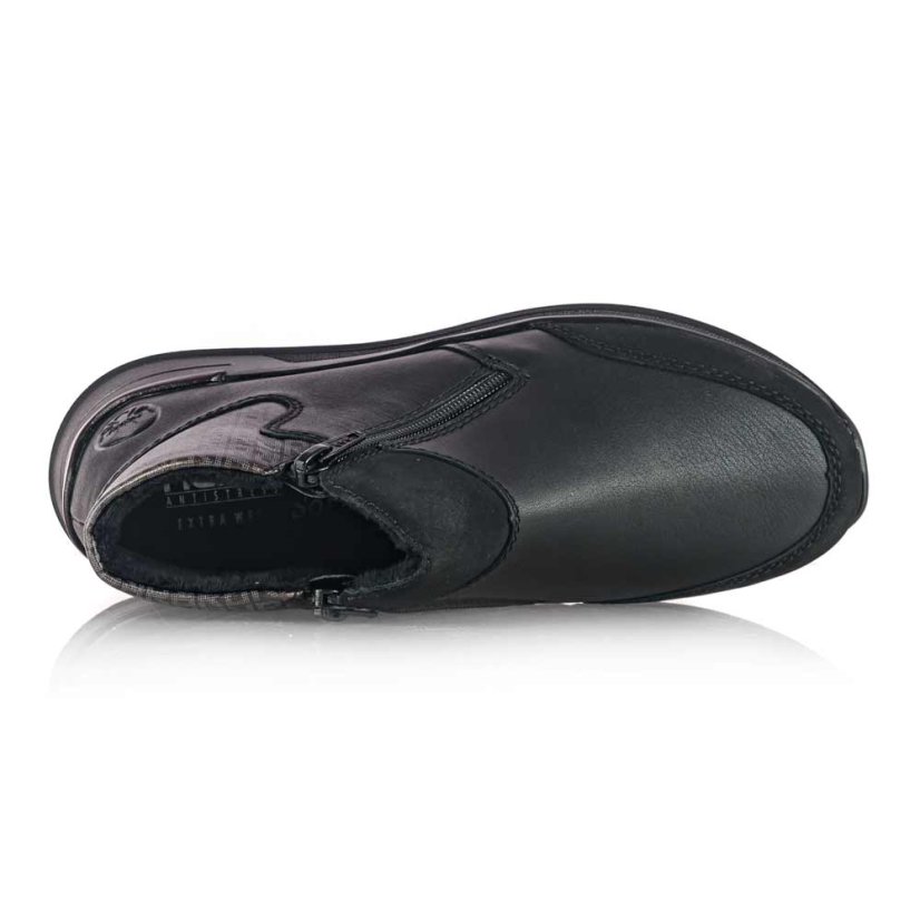Dámska čierna zimná členková obuv Rieker N1452-00