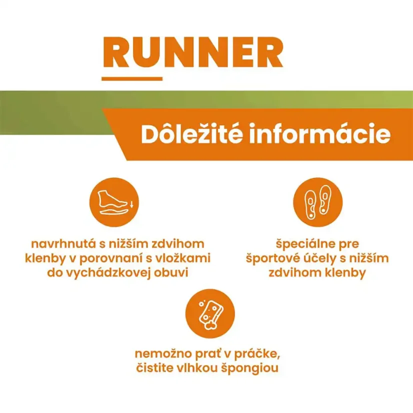 Batz Runner individuálne vložky do topánok