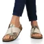 Dámske zdravotné šľapky Batz Marina gold-beige