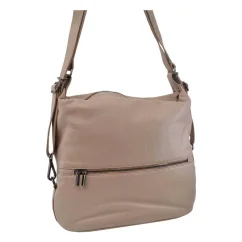 Dámska kožená kabelka Mercucio 250701 béžová