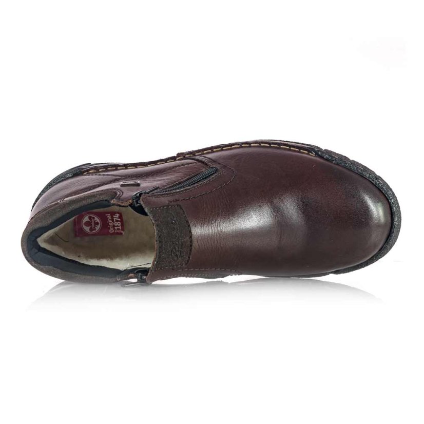 Pánska kožená členková zimná obuv Rieker B0392-25