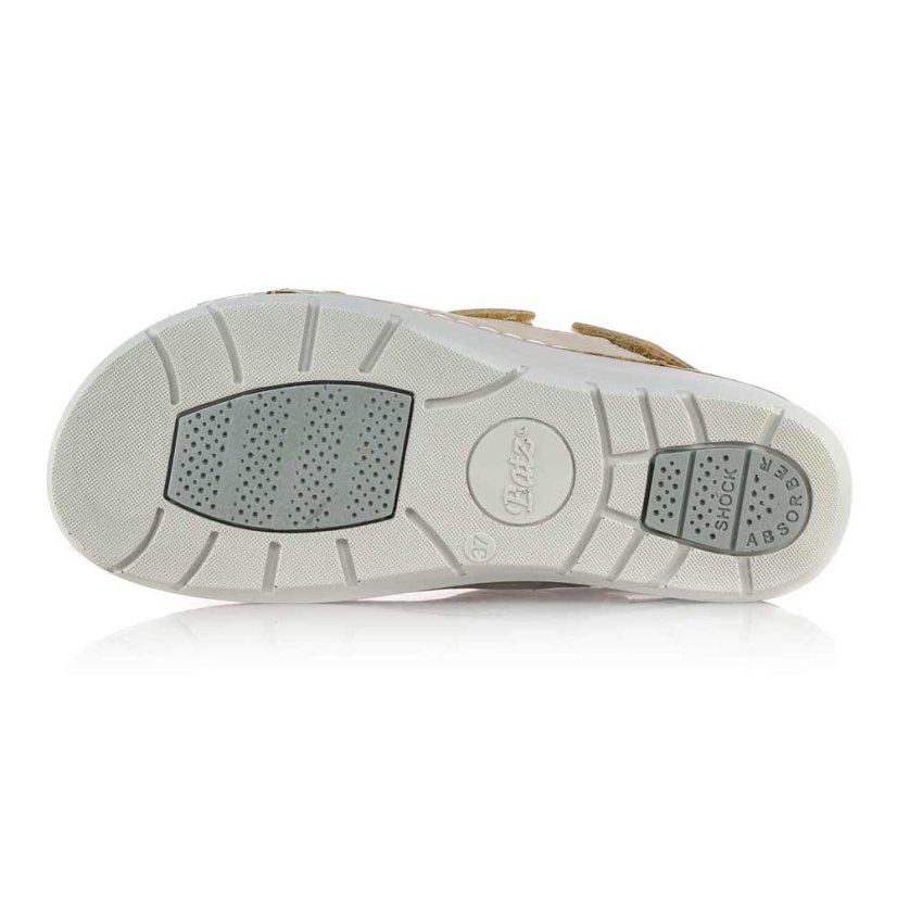 Dámske béžové zdravotné sandále Batz Tilda beige mix 22