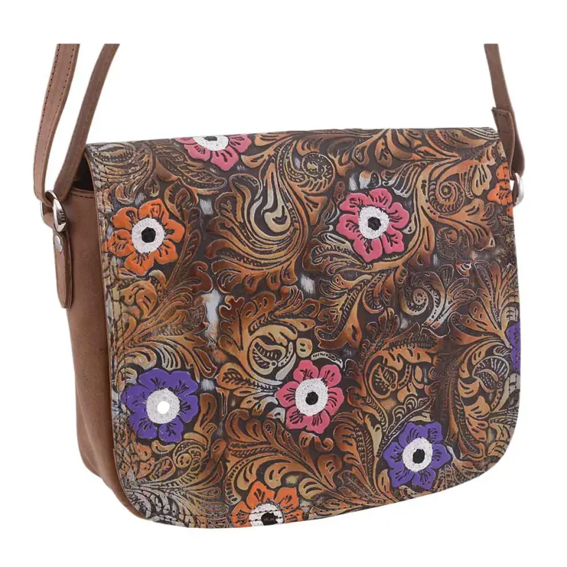 Dámska kožená kabelka Mercucio 450112 béžová