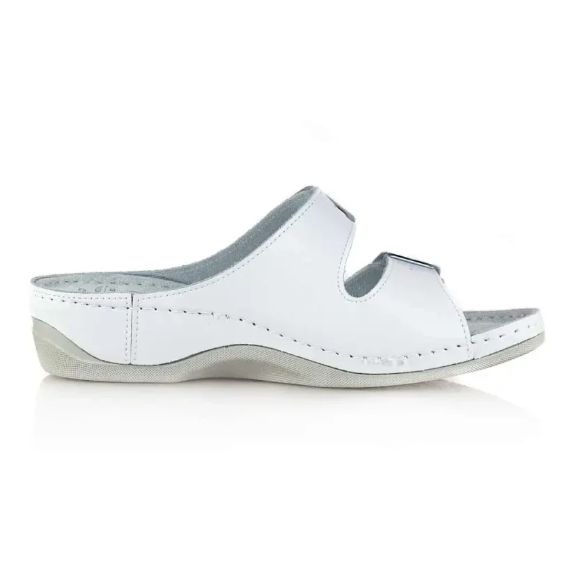 Dámske zdravotné šľapky Batz FC02 white