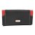 Dámska čierno-červená kožená peňaženka Mercucio 2311803-2