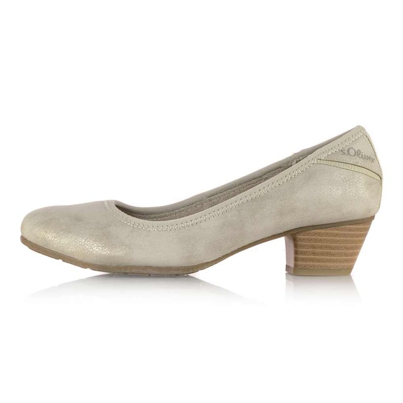 Dámske béžové lodičky s.Oliver 5-22301-41 400 beige