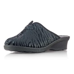 Dámske čierne papuče Le Soft 30367-22 black