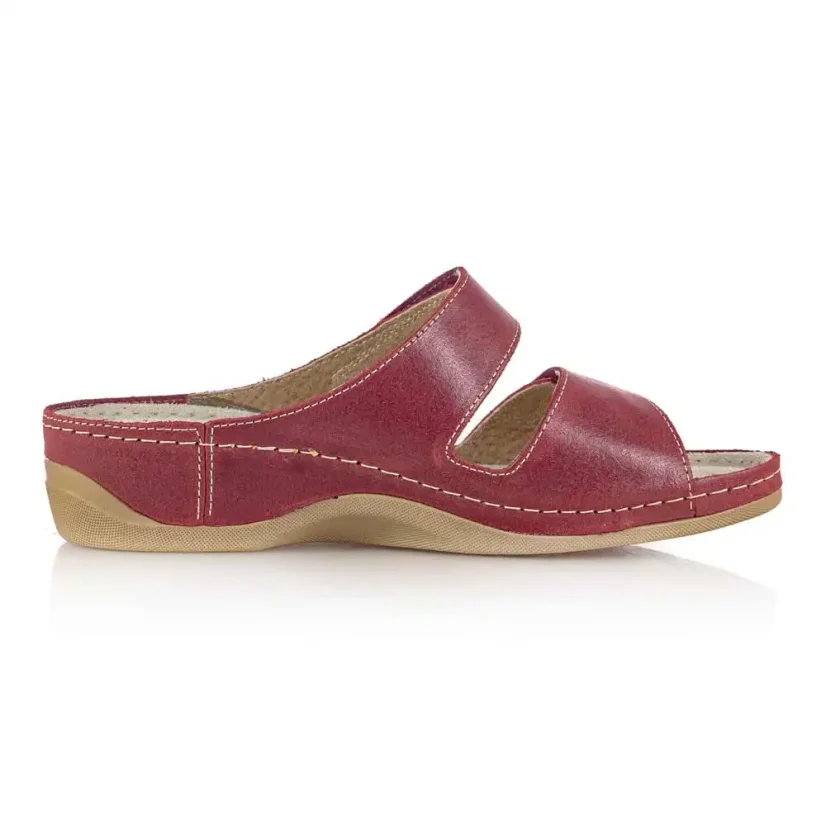 Dámske zdravotné šľapky Batz FC06 red