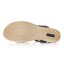 Dámske čierne sandále Remonte D6454-00