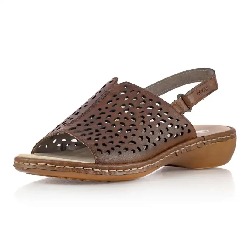 Dámske sandále Rieker 65985-25 hnedé