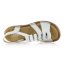 Dámske biele sandále Rieker 62850-80