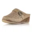 Dámske béžové šľapky Unisoft 23SD02-5770 beige