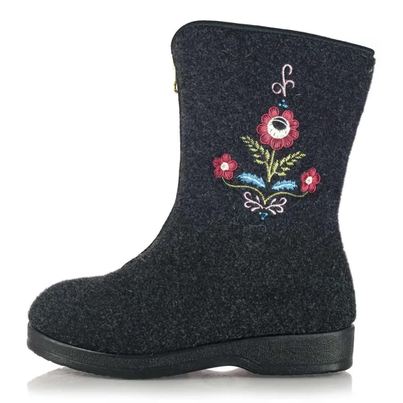 Dámske kapce Mjartan 800 B02-107 čierne s ornamentom