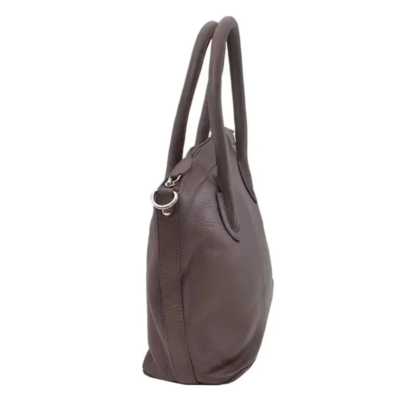 Dámska kožená kabelka Mercucio 250120 hnedá