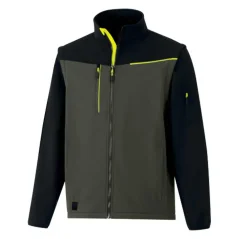 Softshellová bunda 2v1 Delta Plus SOCCIA khaki-čierna