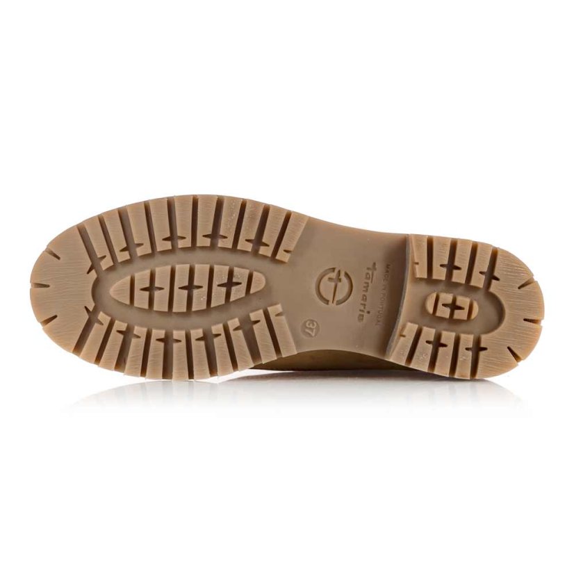 Dámske béžové kožené zimné čižmy Tamaris 1-26443-29 310 camel