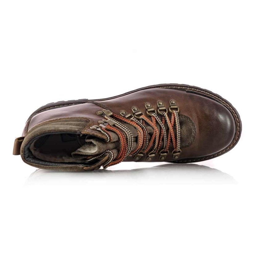 Pánska kožená zimná obuv Klondike MH-108H01+311