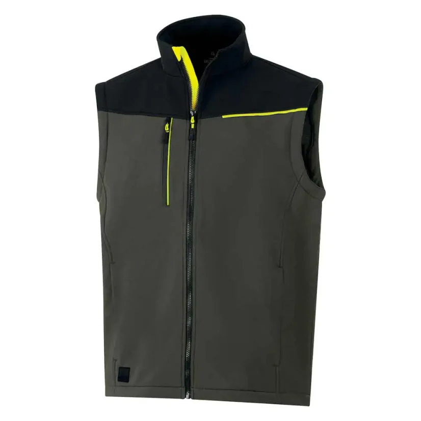Softshellová bunda 2v1 Delta Plus SOCCIA khaki-čierna