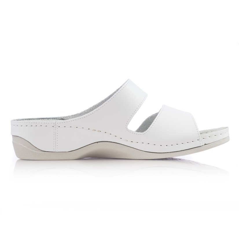 Dámske zdravotné šľapky Batz FC06 white