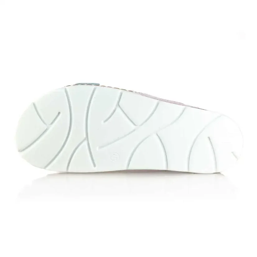 Dámske zdravotné šľapky Batz Mallorca white silver