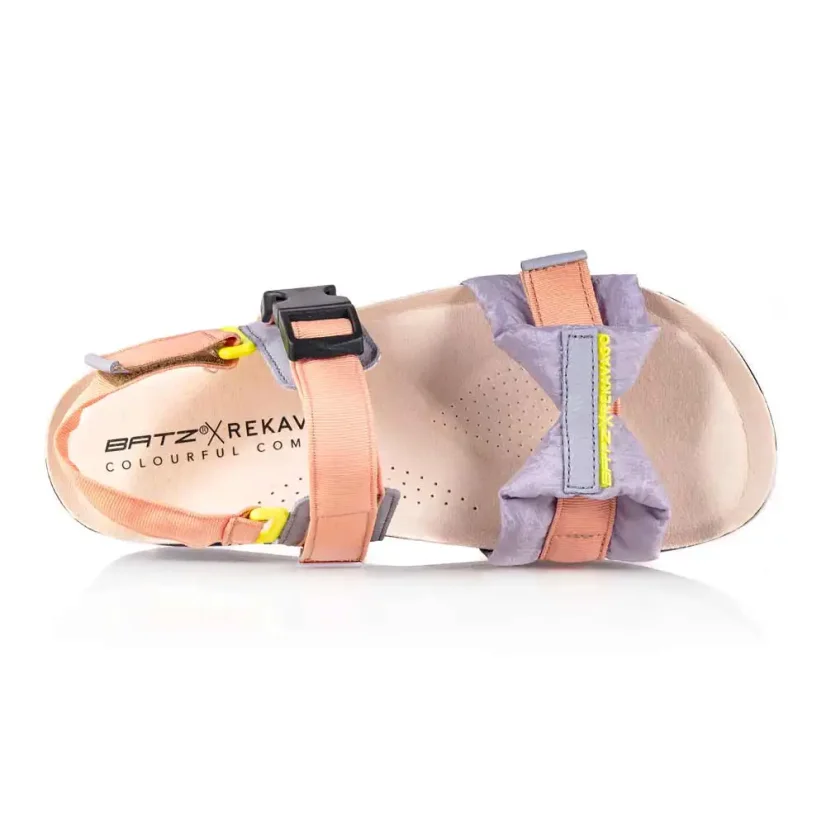 Dámske sandále Batz X REKAVAGO Trekking Geisha lavender-peach