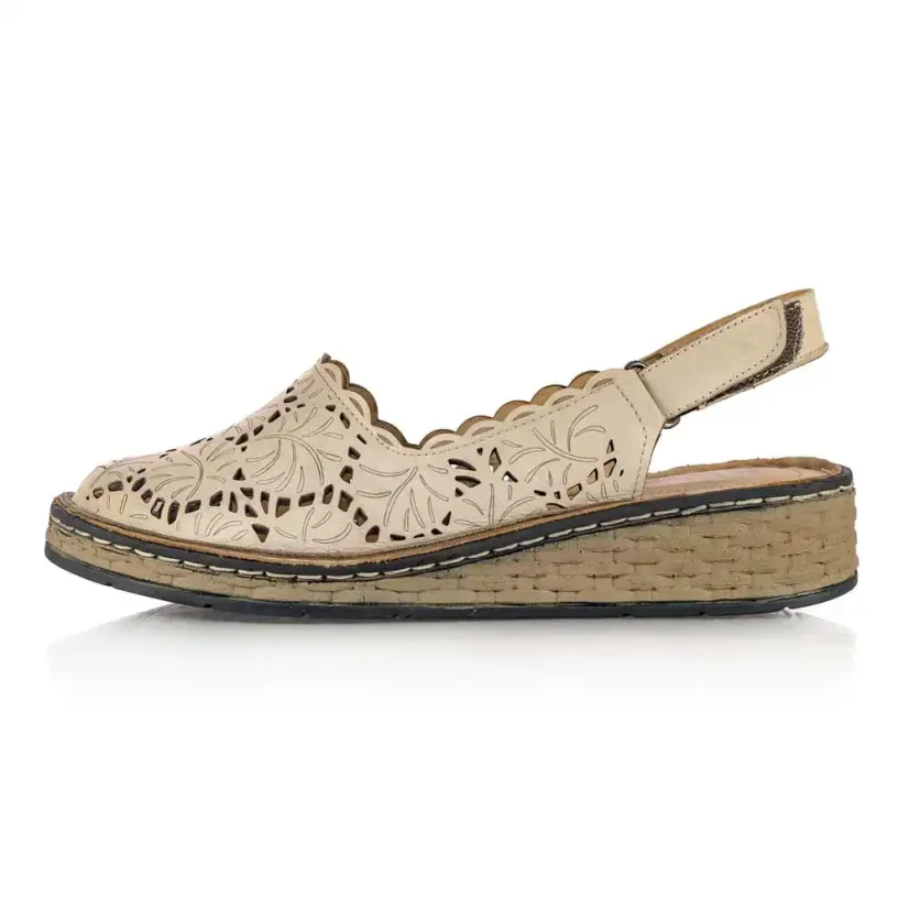 Dámske sandále Klop 108 11399-1 03 béžové