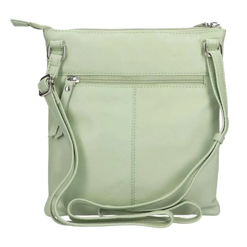Dámska kožená kabelka Lagen BLC-23-4594-20 zelená