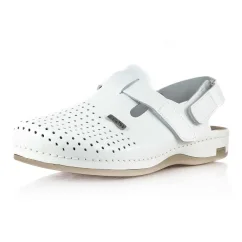 Pánske zdravotné sandále LEON 701M biele