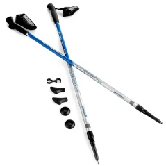 Nordic Walking palice Spokey MEADOW 2dielne strieborno-modré