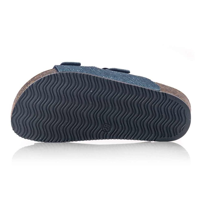 Detské zdravotné šľapky Goldstar 1800TR Jeans Blue