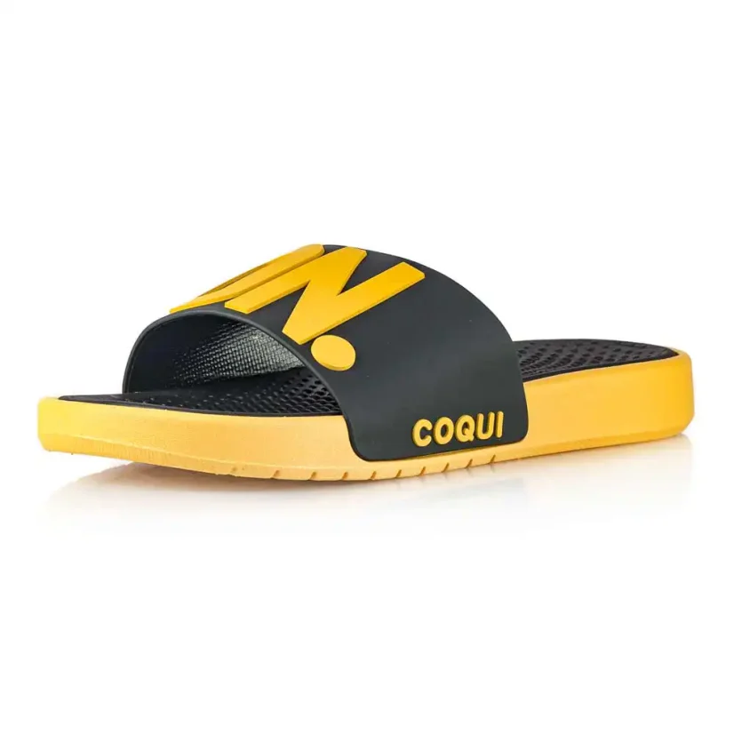 Pánske šľapky Coqui SPEEDY Amber Yellow/Black Relax On