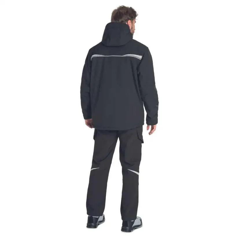 Zimná softshellová bunda Cerva EMERTON STR čierna