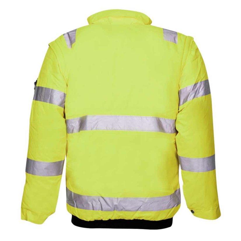 Reflexná zimná nepremokavá bunda Ardon HOWARD 2v1 žltá