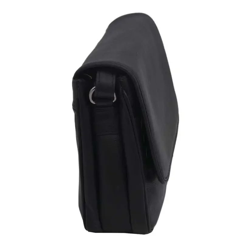 Dámska kožená kabelka Mercucio 220108 čierna