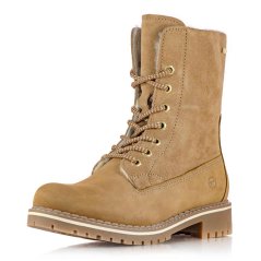 Dámske béžové kožené zimné čižmy Tamaris 1-26443-29 310 camel