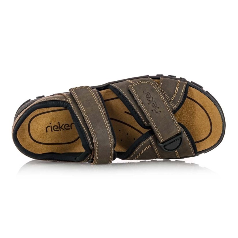 Pánske hnedé sandále Rieker 25051-27