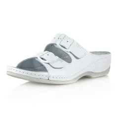 Dámske zdravotné šľapky Batz FC02 white