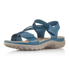 Dámske modré sandále Rieker V8873-14