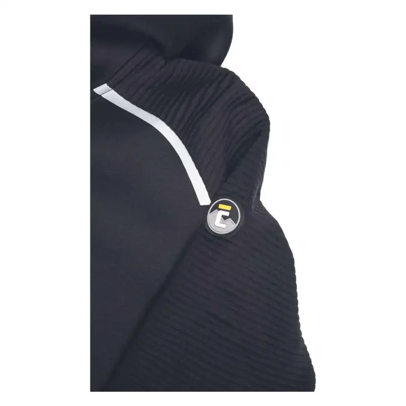 Cerva L-SURE CRAIG čierna mikina s kapucňou