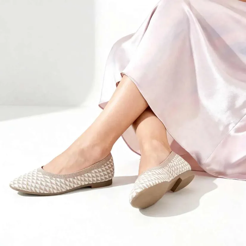 Dámske baleríny Batz Balerina beige mix