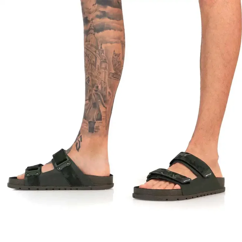 Pánske šľapky Batz Adventure green