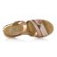 Dámske bronzové sandále Rieker 61900-90