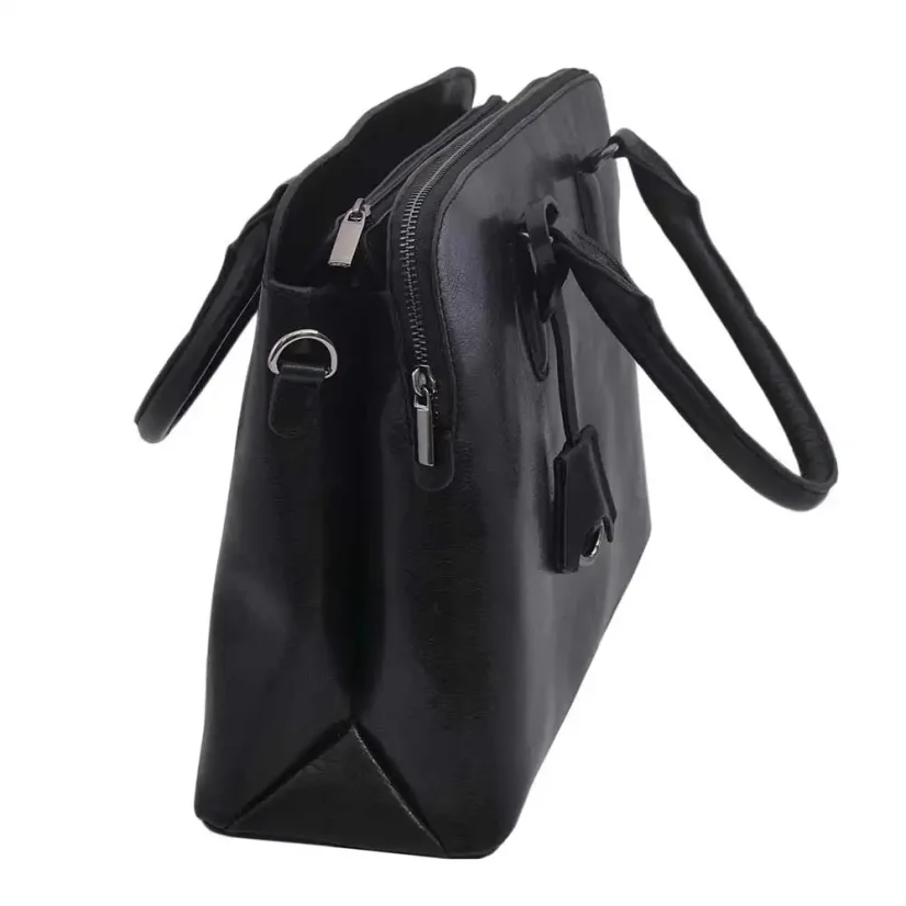 Dámska kožená kabelka Mercucio 250140 čierna