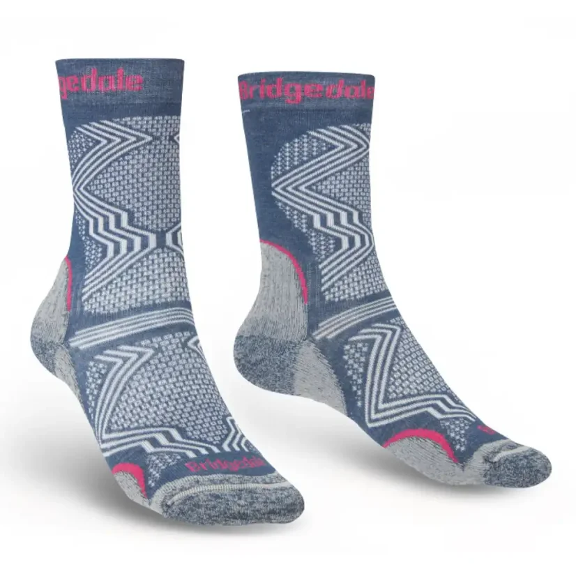Dámske ponožky Bridgedale Hike UL T2 CP Boot dark denim