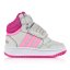 Detské bielo-ružové tenisky Adidas Hoops Mid 3.0 AC I GZ1934