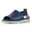 Dámske modré kožené sandále Rizzoli 2403540