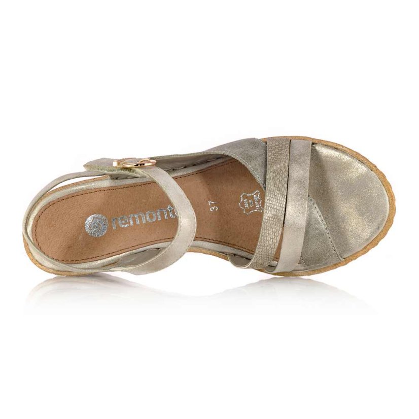 Dámske béžové sandále Remonte R6263-60