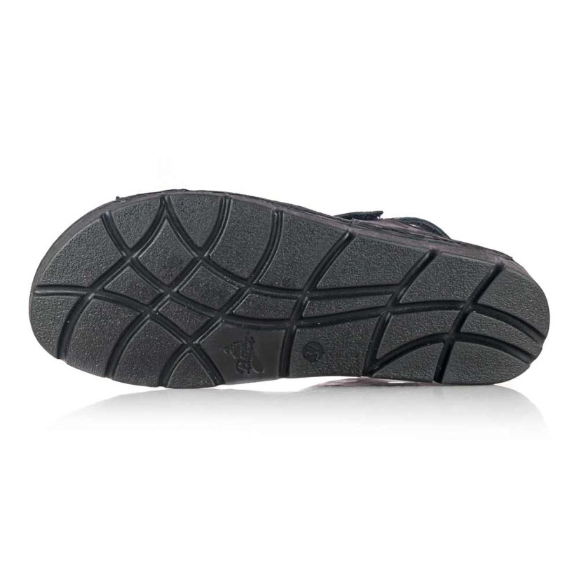 Dámske čierne zdravotné sandále Batz Miri black camouflage