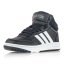 Detské čierne tenisky Adidas Hoops Mid 3.0 K GW0402